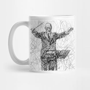 HUGO ALFVEN ink portrait Mug